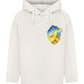 Hoodie with handmade heart embroidery (beads)