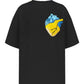 T-SHIRT WITH HANDMADE HEART EMBROIDERY (BEADS)